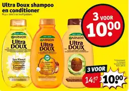 Kruidvat Ultra doux shampoo en conditioner aanbieding