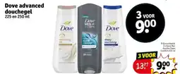 Kruidvat Dove advanced douchegel aanbieding