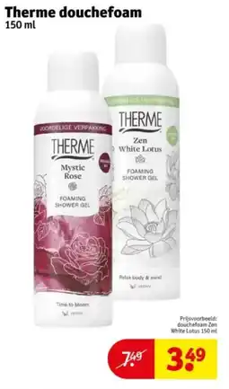 Kruidvat Therme douchefoam aanbieding