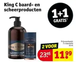 Kruidvat King C baard- en scheerproducten aanbieding
