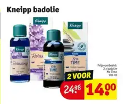 Kruidvat Kneipp badolie aanbieding