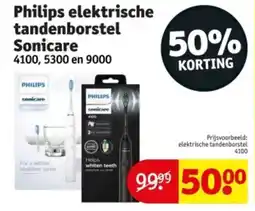 Kruidvat Philips elektrische tandenborstel Sonicare aanbieding