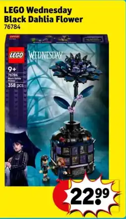 Kruidvat LEGO Wednesday Black Dahlia Flower aanbieding