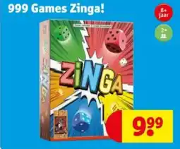 Kruidvat 999 Games Zinga aanbieding