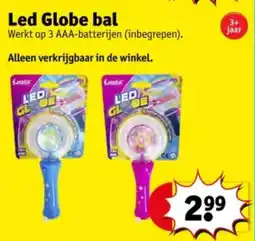Kruidvat Led Globe bal aanbieding
