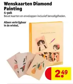 Kruidvat Wenskaarten Diamond Painting aanbieding
