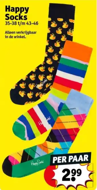 Kruidvat Happy Socks aanbieding