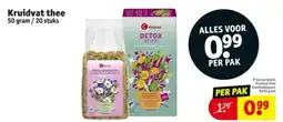 Kruidvat Kruidvat thee aanbieding