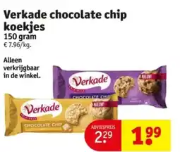Kruidvat Verkade chocolate chip koekjes aanbieding