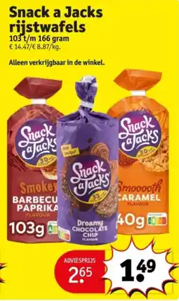 Kruidvat Snack a Jacks rijstwafels aanbieding