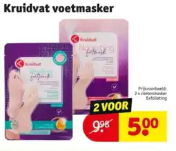 Kruidvat Kruidvat voetmasker aanbieding