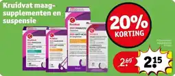 Kruidvat Kruidvat maag- supplementen en suspensie aanbieding