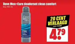 Dirk Dove Men+Care deodorant clean comfort aanbieding