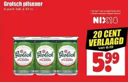 Dirk Grolsch pilsener aanbieding