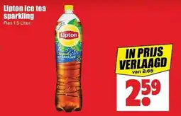 Dirk Lipton ice tea sparkling aanbieding