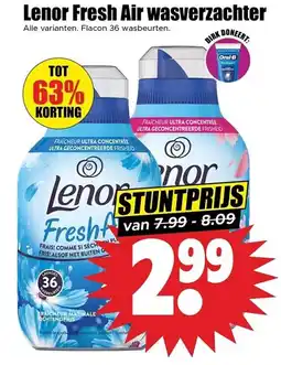Dirk Lenor Fresh Air wasverzachter aanbieding