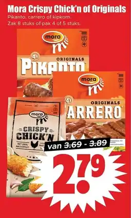 Dirk Mora Crispy Chick'n of Originals aanbieding