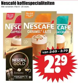 Dirk Nescafé koffiespecialiteiten aanbieding
