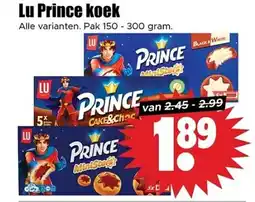 Dirk LU Prince koek aanbieding