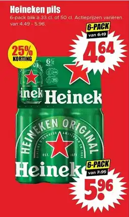Dirk Heineken pils aanbieding