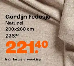 Kwantum Gordijn Fedosja aanbieding