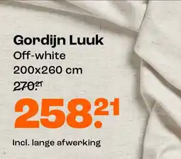 Kwantum Gordijn Luuk aanbieding