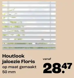 Kwantum Houtlook jaloezie Floris aanbieding