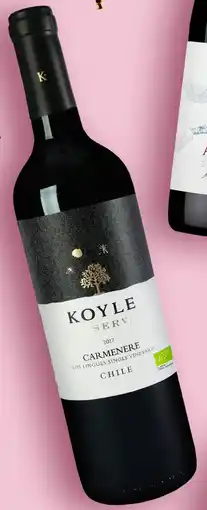 Delhaize Koyle Reserva Carmenere bio 2022 aanbieding