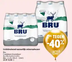 Delhaize Lichtbruisend natuurlijk mineraalwater aanbieding