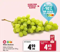 Delhaize Witte druiven aanbieding