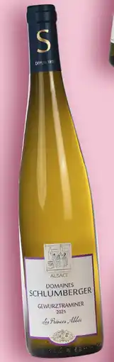 Delhaize Domaines Schlumberger Les Princes Abbés Gewürztraminer 2021 aanbieding
