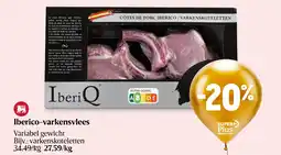 Delhaize Iberico-varkensvlees aanbieding
