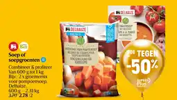 Delhaize Soep of soepgroenten aanbieding