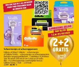 Delhaize Scheermesjes of scheerapparaten aanbieding