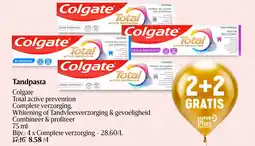 Delhaize Tandpasta aanbieding