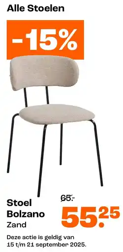 Kwantum Stoel Bolzano aanbieding