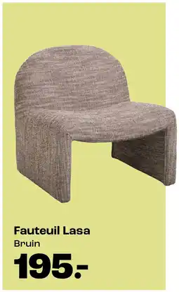 Kwantum Fauteuil Lasa Bruin aanbieding