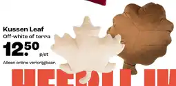 Kwantum Kussen Leaf aanbieding