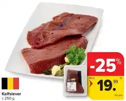 Carrefour Market Kalfslever aanbieding