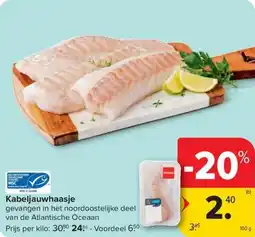 Carrefour Market Kabeljauwhaasje aanbieding