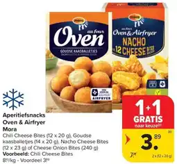 Carrefour Market Aperitiefsnacks Oven & Airfryer Mora aanbieding