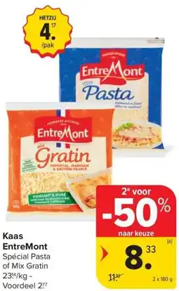 Carrefour Market Kaas EntreMont aanbieding