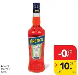 Carrefour Market Aperol 11% aanbieding