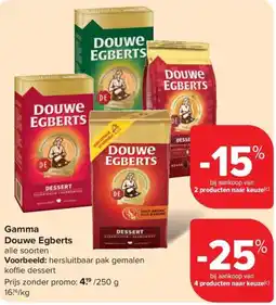 Carrefour Market Gamma Douwe Egberts aanbieding