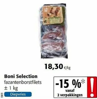 Colruyt Boni selection fazantenborstfilets aanbieding