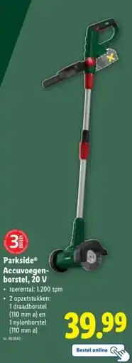 Lidl ParksideⓇ Accugras- en struikschaar 2-in-1, 20V aanbieding