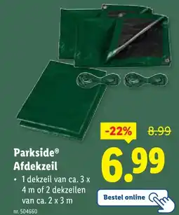 Lidl ParksideⓇ Afdekzeil aanbieding