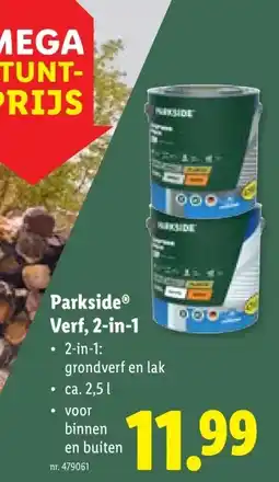 Lidl ParksideⓇ Verf, 2-in-1 aanbieding