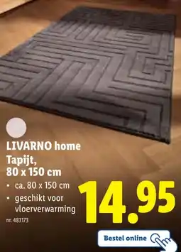 Lidl LIVARNO home Tapijt, 80 x 150 cm aanbieding