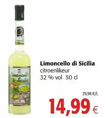 Colruyt Limoncello di sicilia citroenlikeur aanbieding
